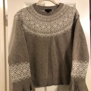 J. Crew fair isle sweater